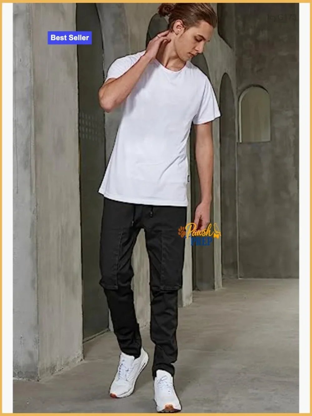 Slim Fit Cargo Joggers with Zipper Ankle Stretch Casual Chino Pants